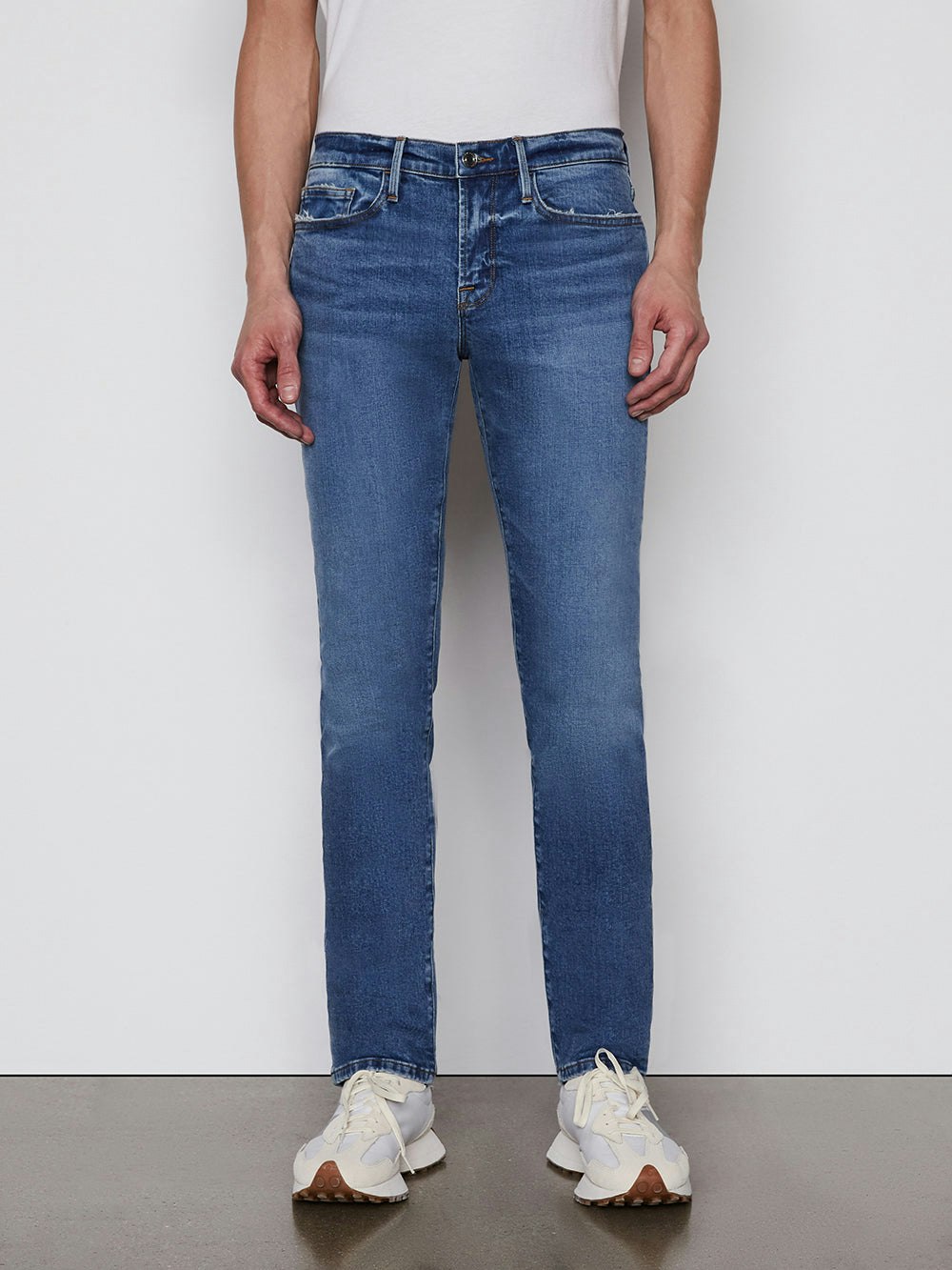 jeans front view